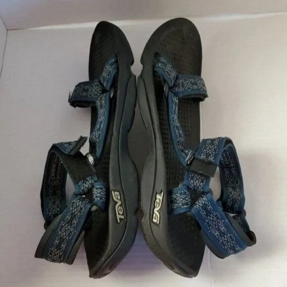 Teva Original Hiking Sandals Shoes Universal Water Sports Blue Men's MAN'S 13